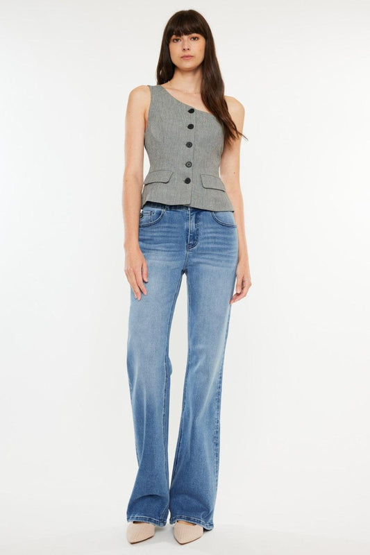 Kancan Ultra High Rise Cat's Whiskers Jeans - Divasha