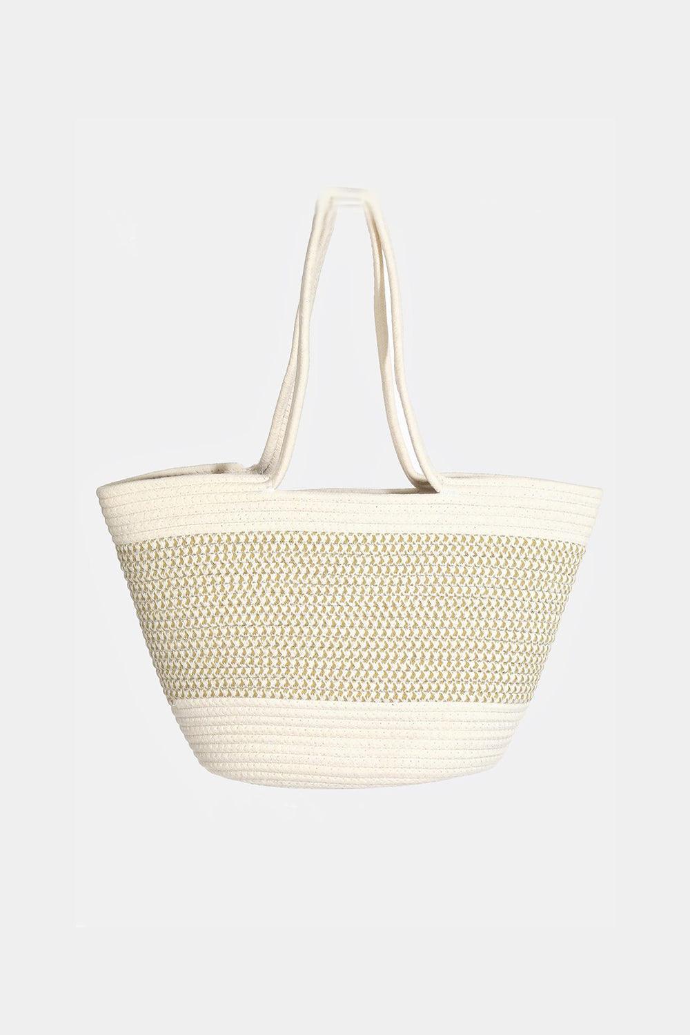 Fame Braid Pattern Beach Tote Bag - Divasha