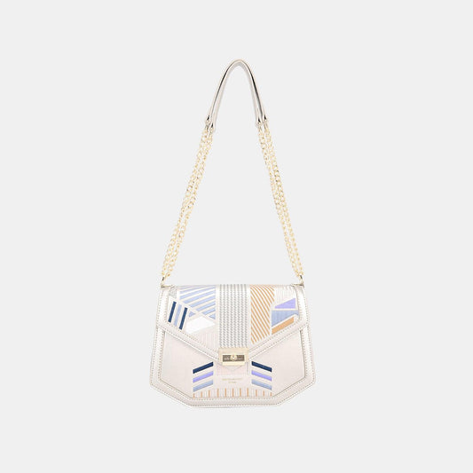 David Jones Geometric Print Crossbody Bag - Divasha