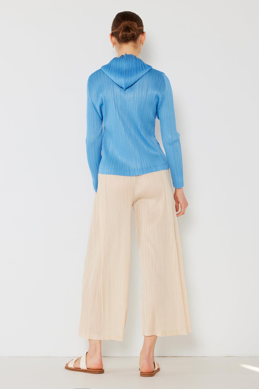 Marina West Swim Pleated Wide-Leg Pants with Side Pleat Detail - Divasha