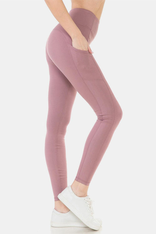 Leggings Depot Wide Waistband High Waist Leggings - Divasha