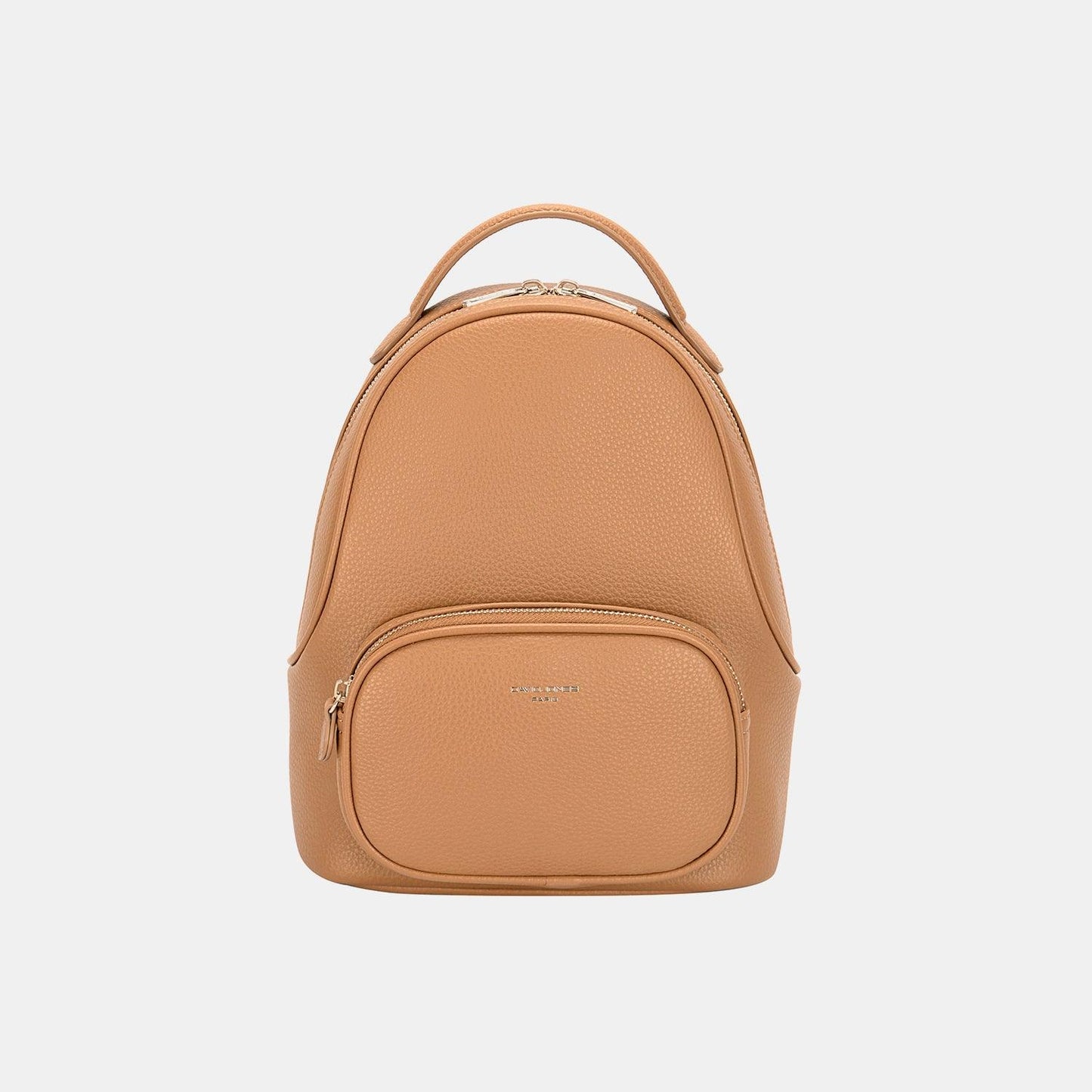 David Jones PU Leather Handle Backpack - Divasha