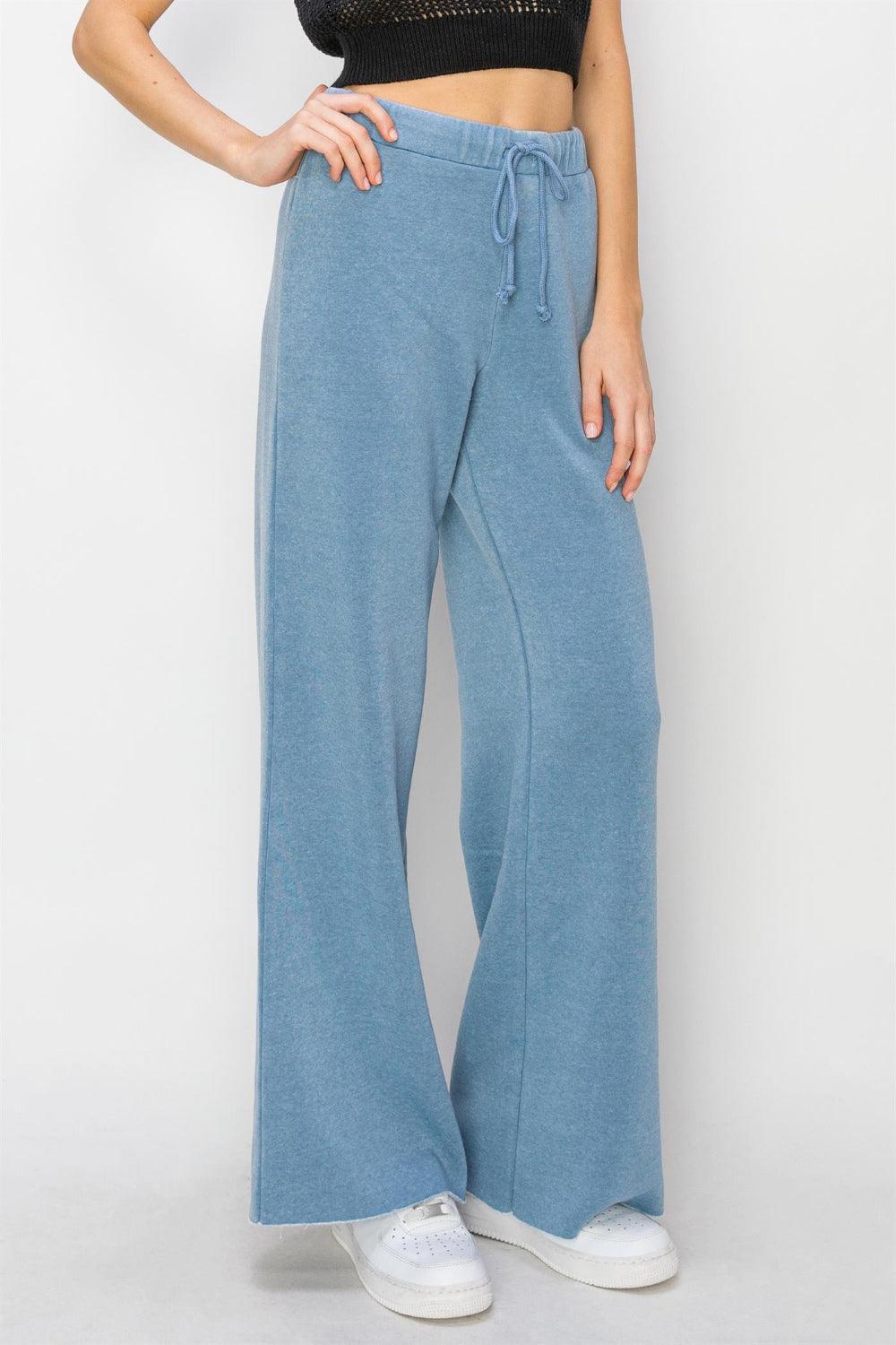 HYFVE Drawstring Wide Leg Pants - Divasha