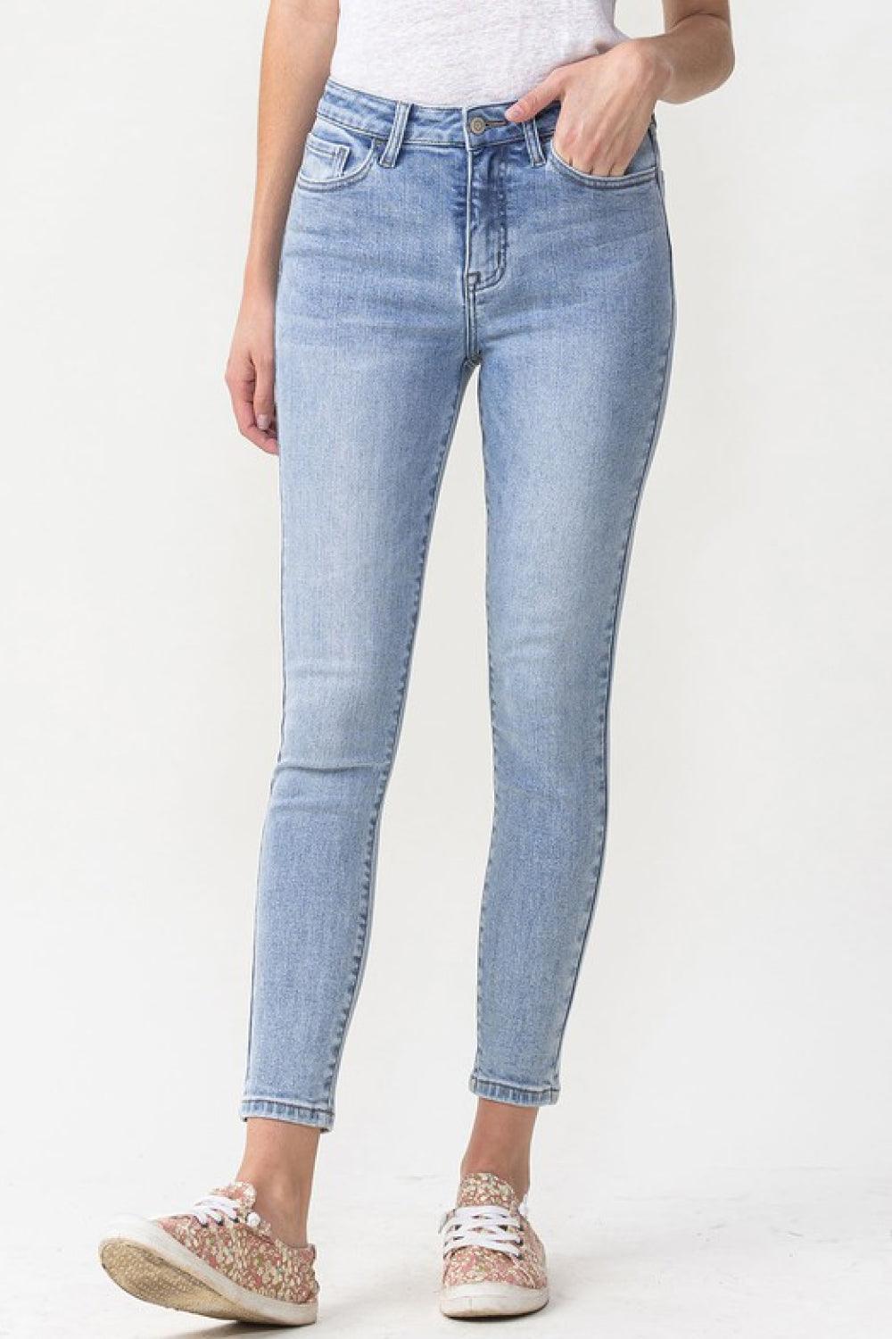 Lovervet Full Size Talia High Rise Crop Skinny Jeans - Divasha