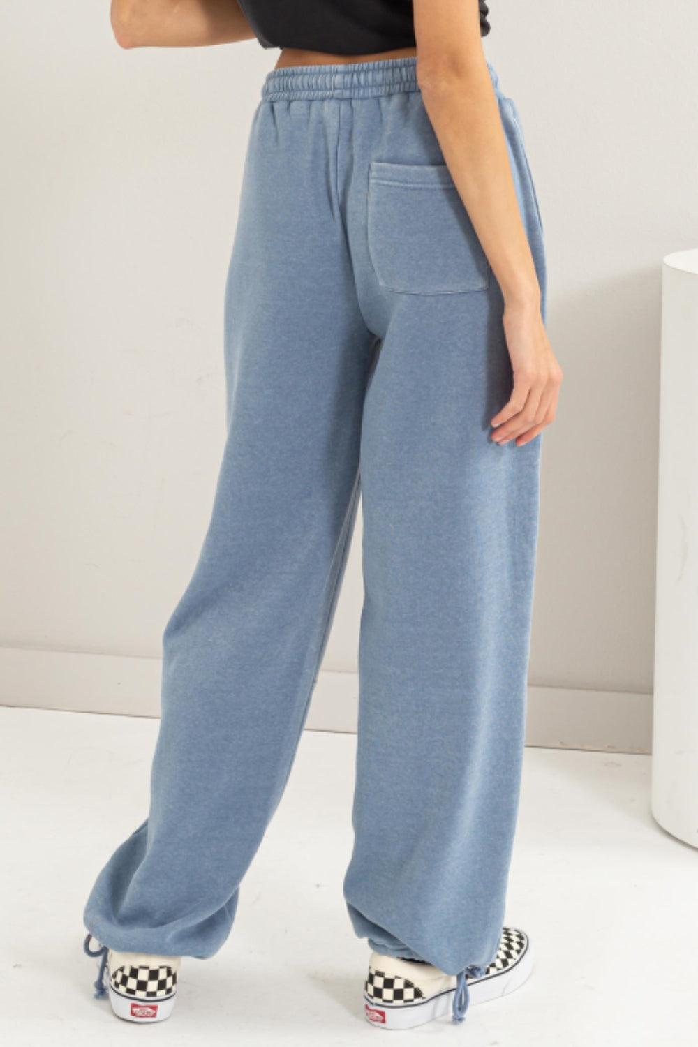 HYFVE Stitched Design Drawstring Sweatpants - Divasha