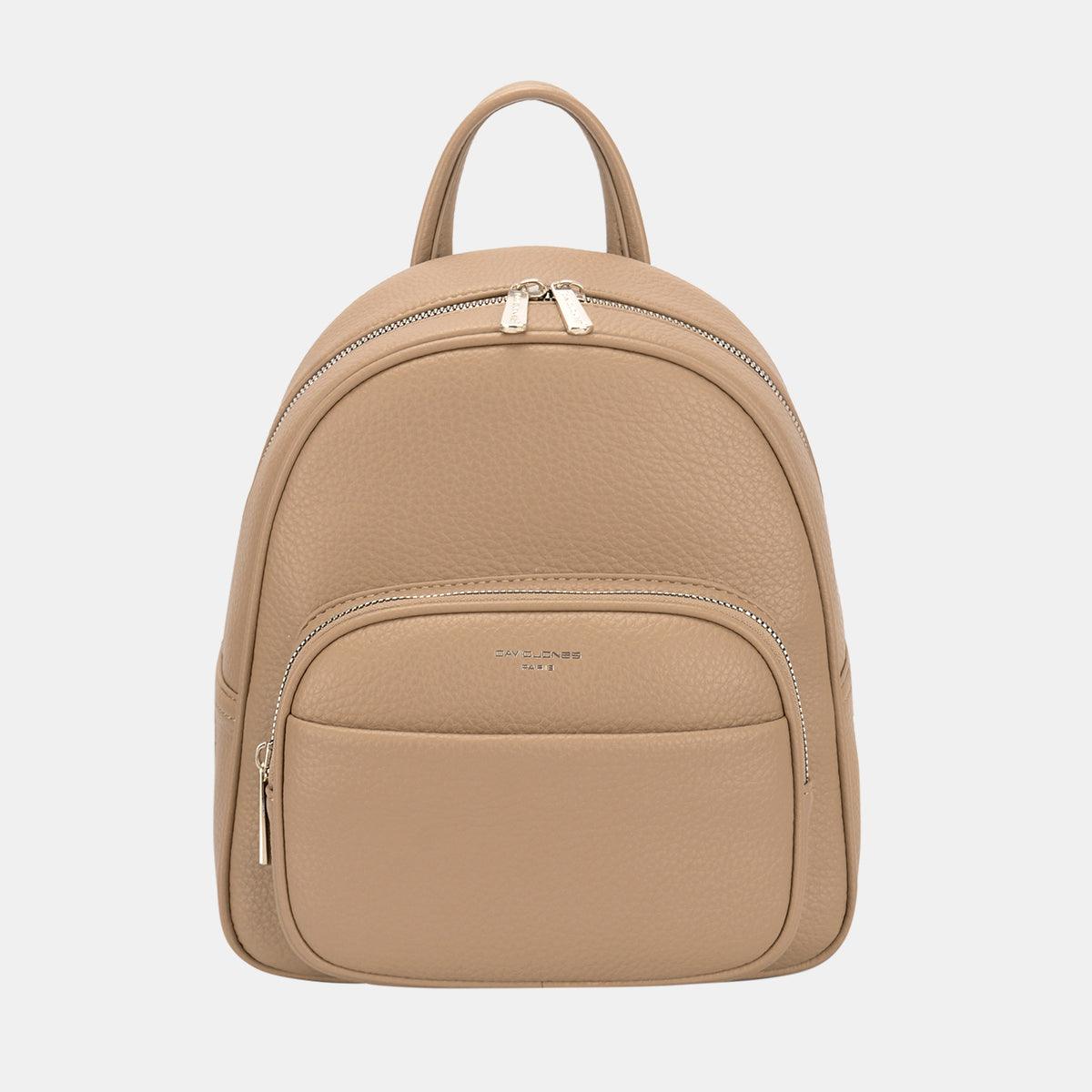 David Jones PU Leather Backpack Bag - Divasha