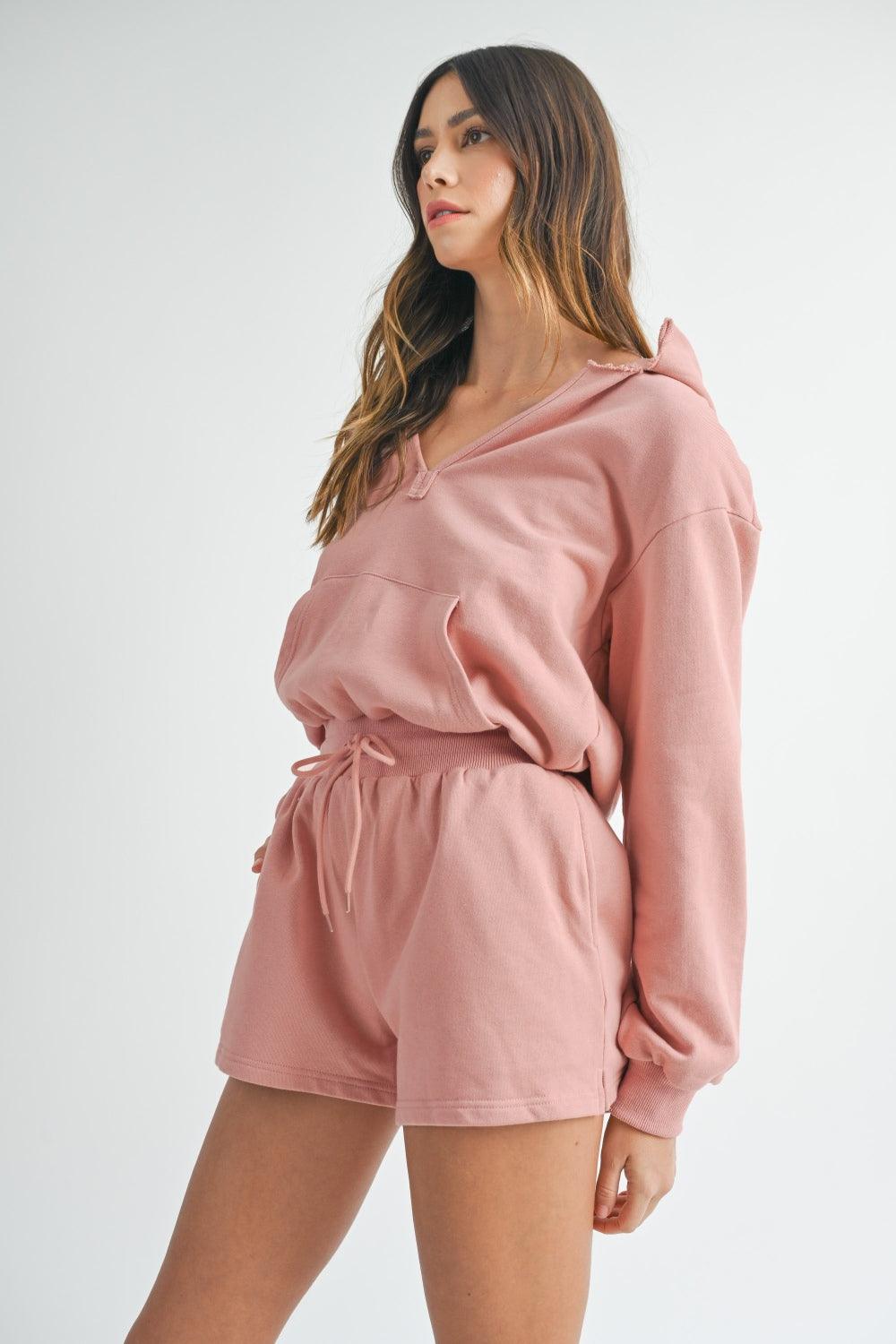 MABLE French Terry Hooded Romper - Divasha