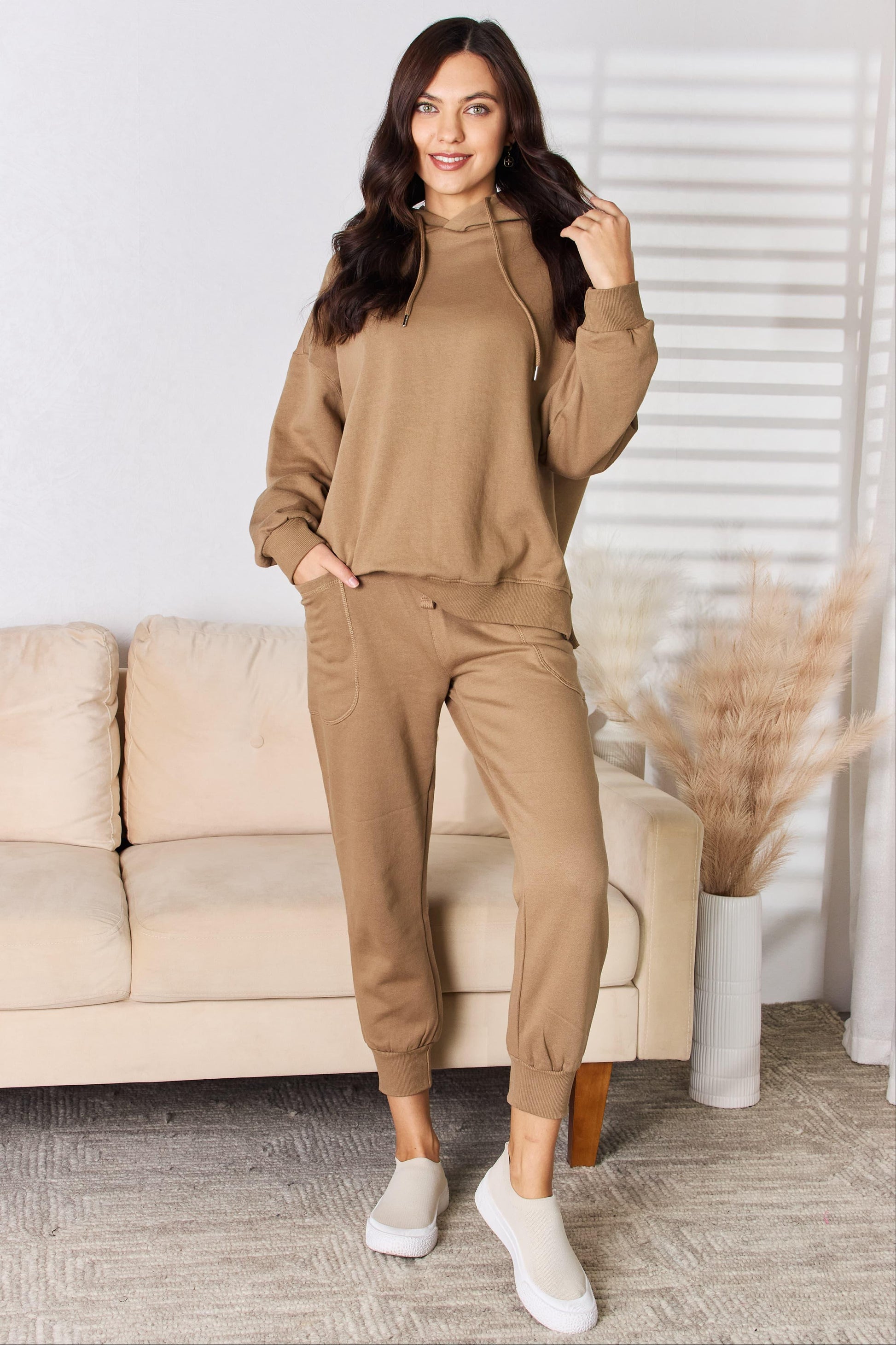 RISEN High Rise Relaxed Joggers - Divasha