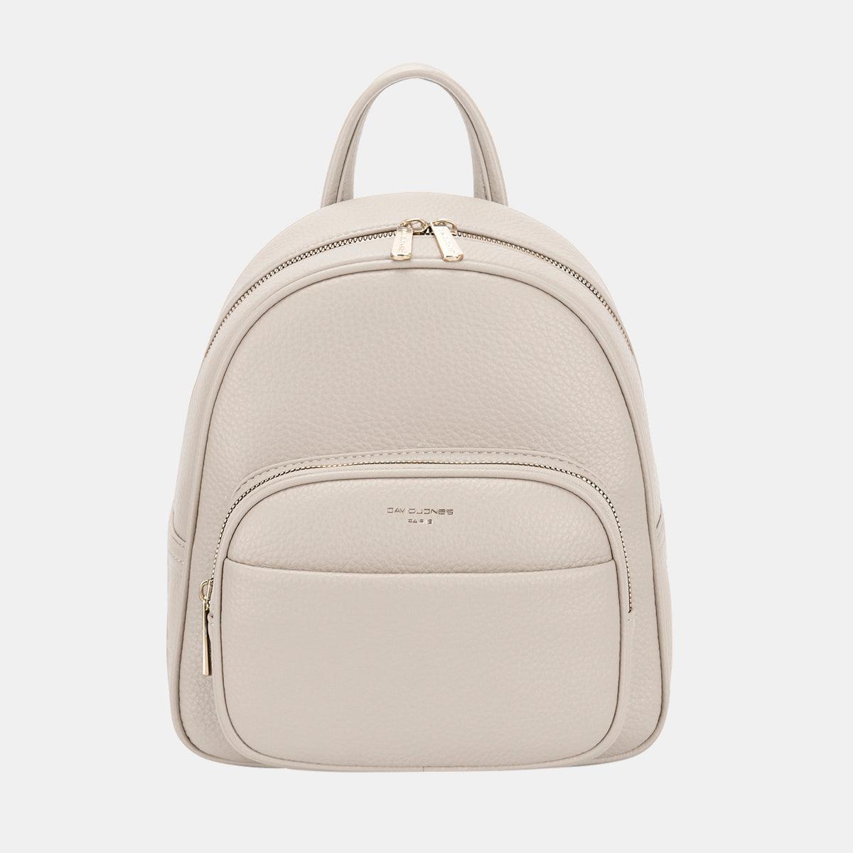 David Jones PU Leather Backpack Bag - Divasha