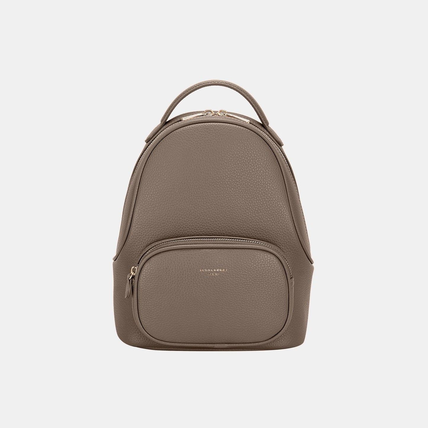 David Jones PU Leather Handle Backpack - Divasha