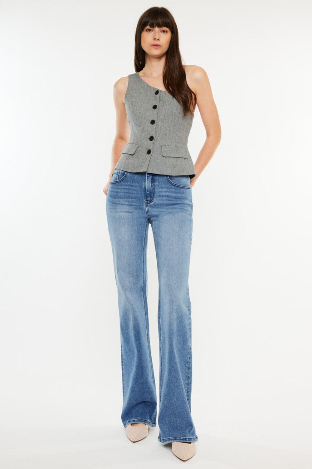 Kancan Ultra High Rise Cat's Whiskers Jeans - Divasha