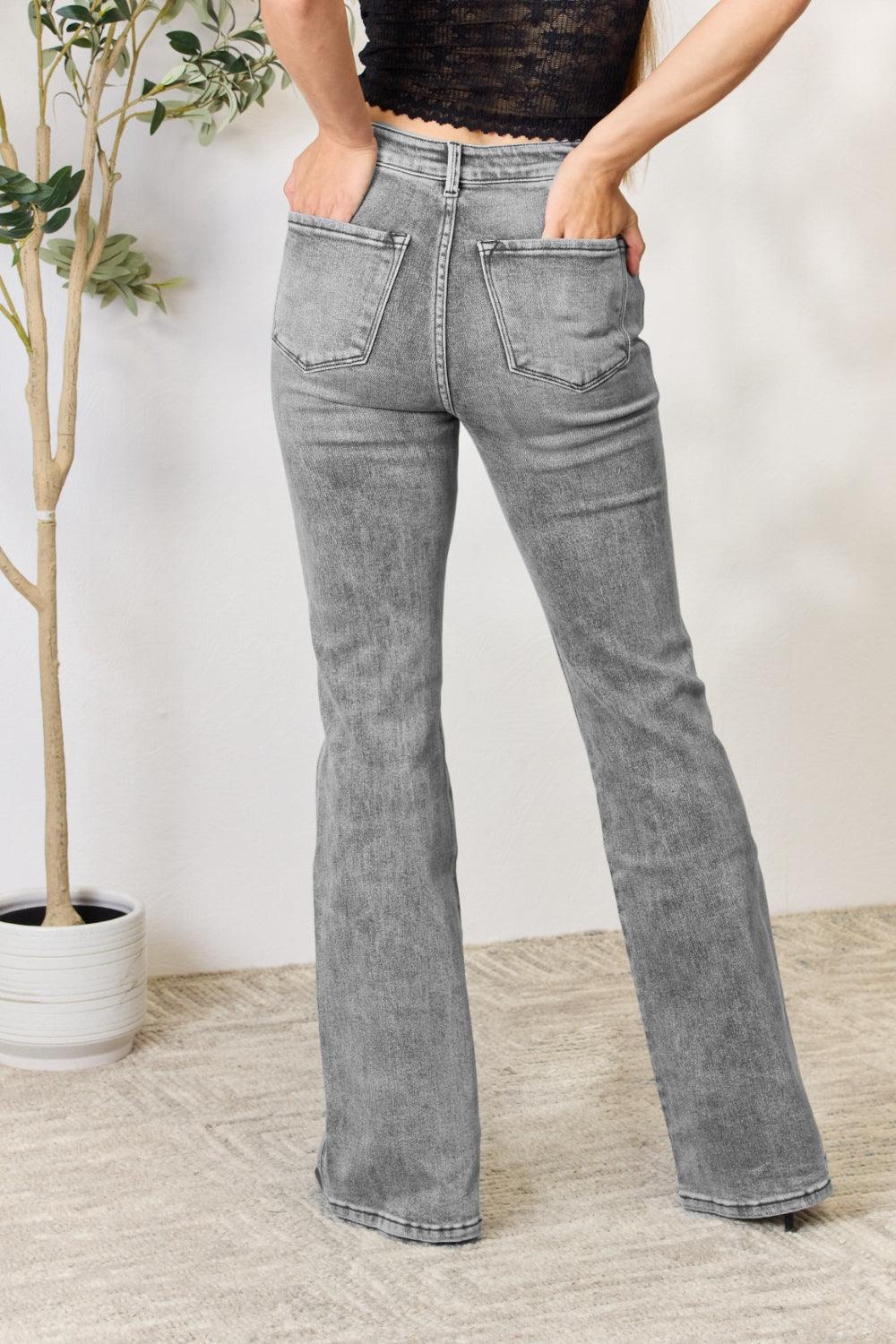 Kancan High Waist Slim Flare Jeans - Divasha