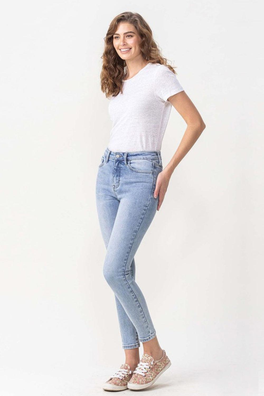 Lovervet Full Size Talia High Rise Crop Skinny Jeans - Divasha