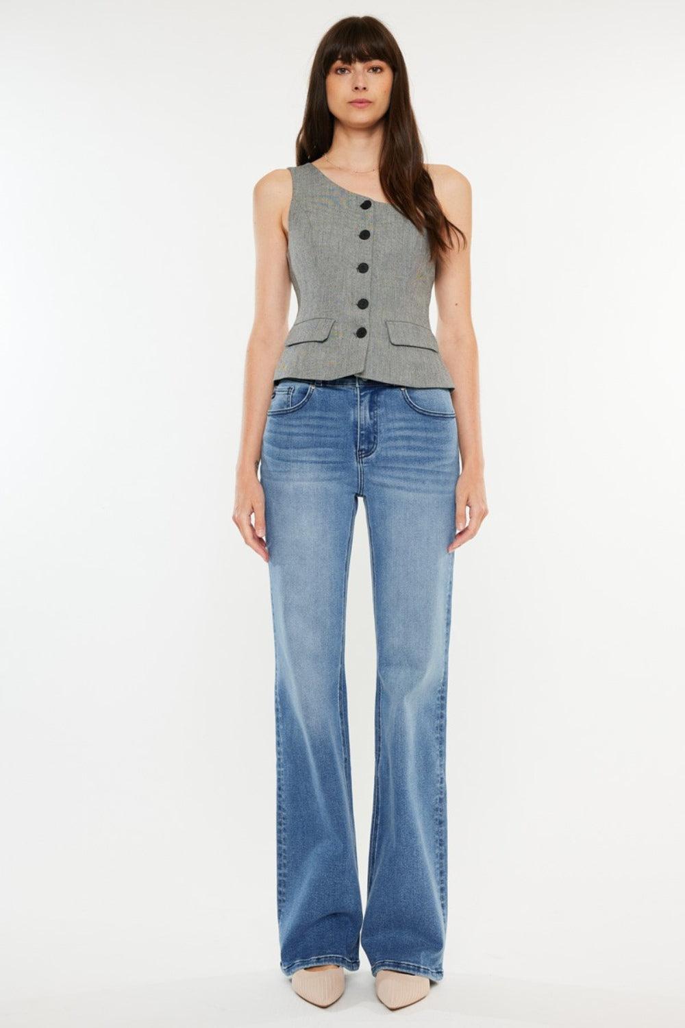 Kancan Ultra High Rise Cat's Whiskers Jeans - Divasha